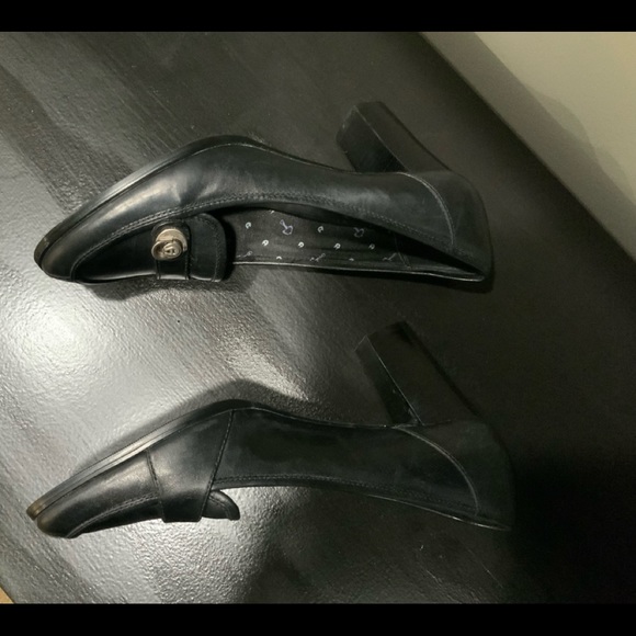 ETIENNE AIGNER BLACK LEATHER SIZE 9 1/2M - Picture 2 of 7